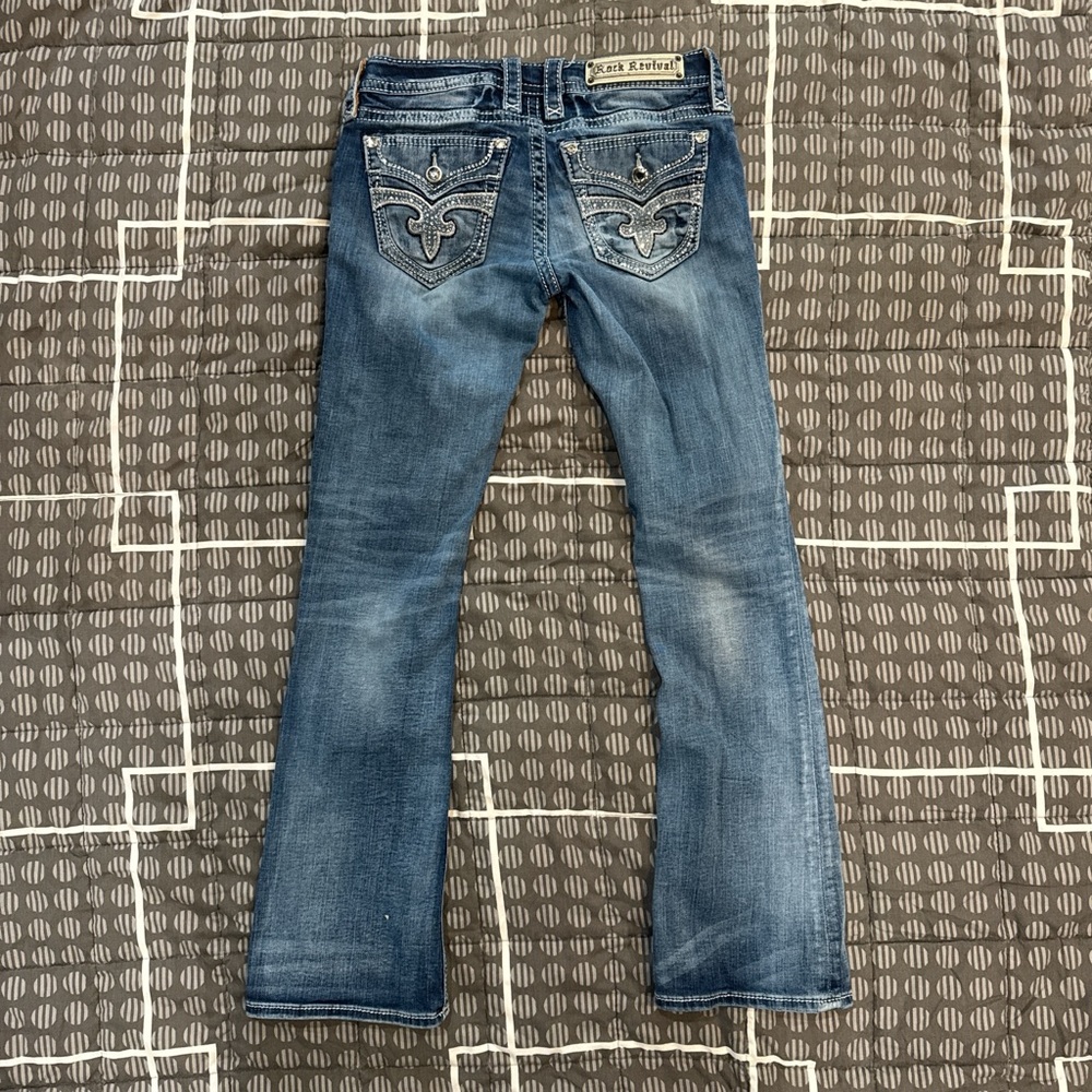 Women's Blue Rock Revival Jeans